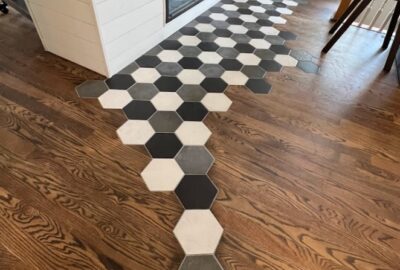 Tile & Wood Floor